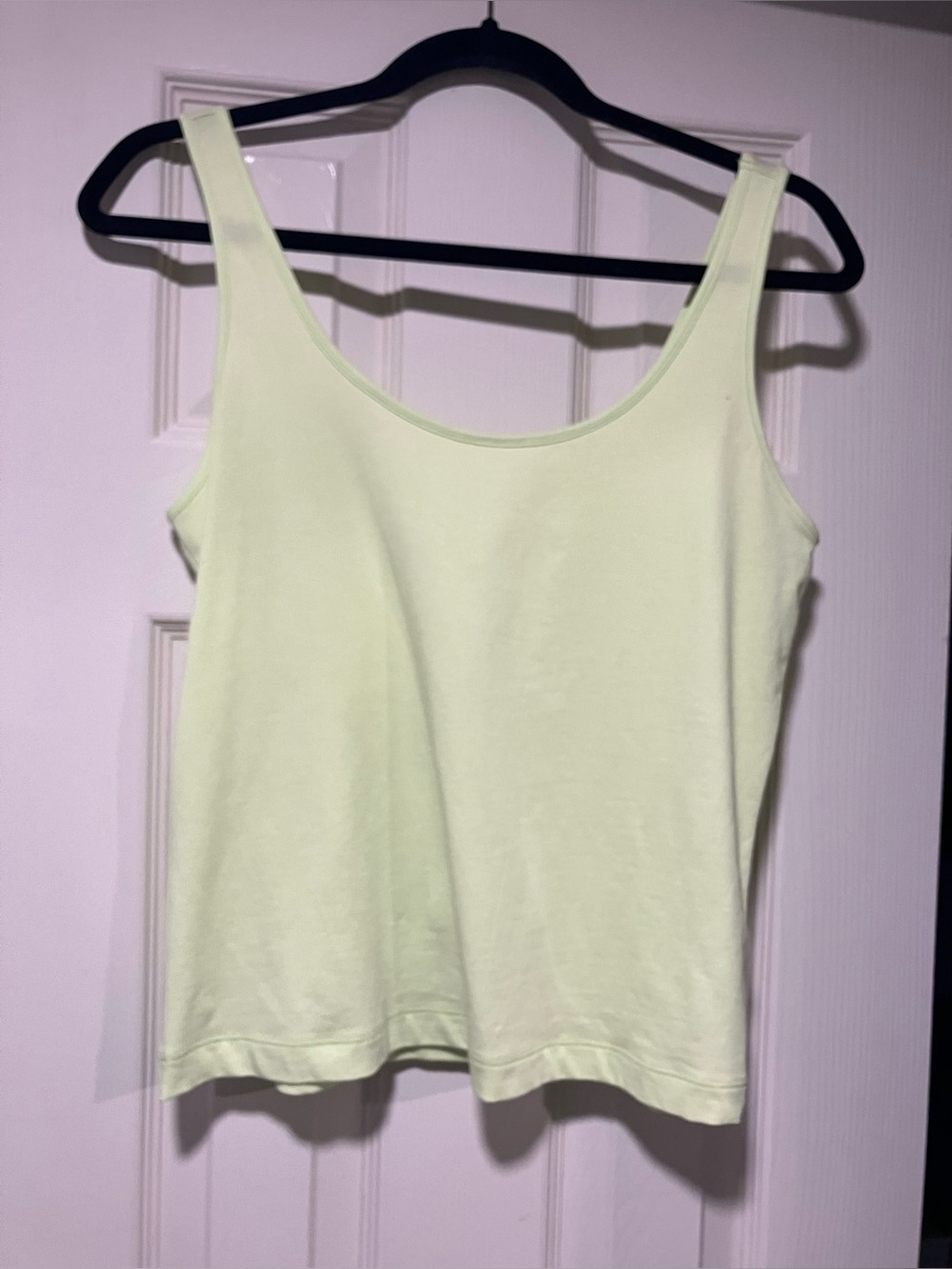 CAbi Light Lime Scoop-Neck Tank Top